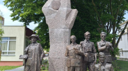W Braniewie odsłonięto pomnik Kresowych Żołnierzy Niezłomnych Wyklętych. Fot. IPN