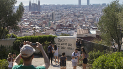 Park Guell w Barcelonie. Fot. PAP/EPA/Quique Garcia
