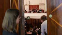 Kulisy konkursy chopinowskiego w Warszawie. Fot. PAP/Szymon Pulcyn