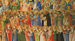 Wszyscy Święci - obraz. Autor: Fra Angelico, Public domain, via Wikimedia Commons