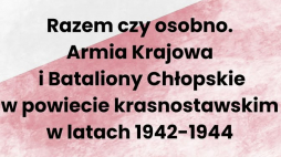Konferencja Razem czy osobno. Armia Krajowa i Bataliony Chłopskie w powiecie krasnostawskim. Fot. materiały prasowe