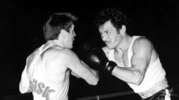 Hubert Skrzypczak (L) i Artur Olech, Katowice 1 września 1971 r. Fot.  PAP/Kazimierz Seko