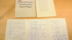 Oryginał odpowiedzi biskupów niemieckich na list biskupów polskich. Fot. PAP/Bartłomiej Zborowski 