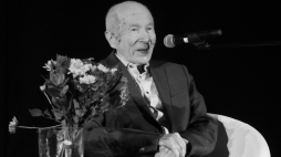 Piotr Wierzbicki (1935-2025) w 2023 roku. Fot. PAP/Paweł Supernak