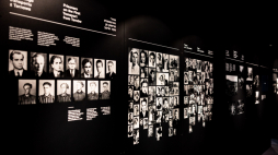 Nowa wystawa stała „Polacy w KL Auschwitz. Mieszkańcy ziemi oświęcimskiej w czasie II wojny światowej” w Muzeum Auschwitz w Oświęcimiu. Fot. PAP/Art Service