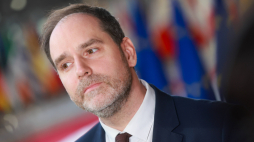 Wiceminister spraw zagranicznych Ignacy Niemczycki. Fot. EPA/OLIVIER HOSLET Dostawca: PAP/EPA