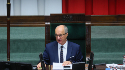 Marszałek Sejmu Włodzimierz Czarzasty na sali obrad Sejmu. Fot. PAP/Leszek Szymański