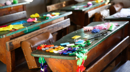 Wystawa „Boże Narodzenie na Mazowszu”, 20 bm. w Muzeum Wsi Mazowieckiej w Sierpcu. Fot. PAP/Szymon Łabiński