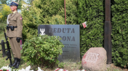 Uroczystości upamiętniające 192. rocznicę obrony Reduty Ordona w Warszawie w 2023 r. Fot. PAP/Tomasz Gzell