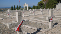 Polski Cmentarz Wojennym w Loreto. Fot. PAP/Przemysław Piątkowski
