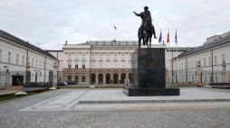 Fasada Pałacu Prezydenckiego. Fot. PAP/Albert Zawada