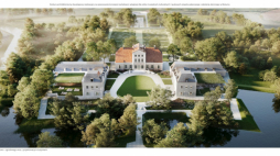 Wizualizacja zwycięskiej koncepcji rewitalizacji obiektu w Bieżuniu autorstwa pracowni Archigrest i topoScape. Fot. mwmskansen.pl/