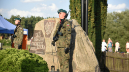 Borkowo - upamiętnienie miejsca bitwy z bolszewikami w 1920 r. Fot. noknasielsk.pl