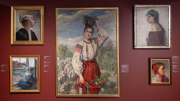 Otwarcie wystawy "Co babie do pędzla?!" w Muzeum Narodowym w Lublinie, 2025 r. Fot. PAP/Wojtek Jargiło