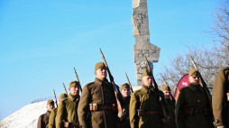 Obchody 100. rocznicy przybycia pierwszej polskiej zmiany wojskowej na Westerplatte. Fot. PAP/Andrzej Jackowski
