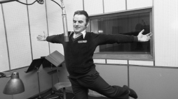 Poznań ok. 1984. Rozgłośnia Poznańska Polskiego Radia. Fot. PAP/Maciej Belina Brzozowski