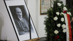 Ponowny pogrzeb Jana Łukasiewicza w Warszawie w 2022 r. Fot. PAP/Paweł Supernak