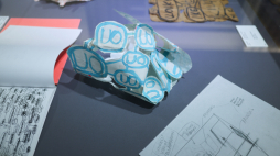 Otwarcie monograficznej wystawy prac Alexandry Grant pt. "Słowo. Obraz. Przestrzeń", 25 bm. w Muzeum Literatury w Warszawie, 2024 r. PAP/Albert Zawada