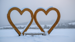 Punkt widokowy w okolicy Leszczawy Dolnej w Przemyskiem. Fot. PAP/Darek Delmanowicz