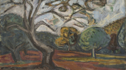 Pejzaż z Majorki Adama Kossowskiego w zbiorach Muzeum Archidiecezji Warszawskiej. Fot. Muzeum Archidiecezji Warszawskiej