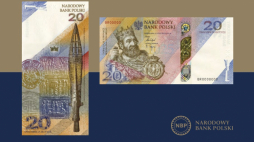 Nagrodzony banknot. Fot. NBP