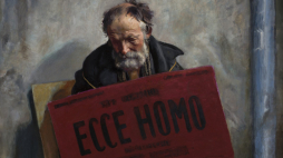 Obraz "Ecce homo" Wojciecha Weissa (1875–1950) ze zbiorów Muzeum Historii Polski