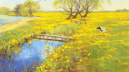 „Wiosna” Henryka Weyssenhoffa. Fot. domena publiczna (reprodukcja)