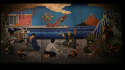  Muzeum Narodowe w Krakowie pokazało w 2021 r. wystawę „Hokusai. Wędrując…”. Fot. PAP/Łukasz Gągulski 