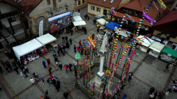 Konkurs na najpiękniejszą palmę wielkanocną w Lipnicy Murowanej. Fot. PAP/Łukasz Gągulski