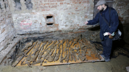 W kamienicy w Krośnie znaleziono kolejne granaty. Fot. Muzeum Rzemiosła w Krosnie