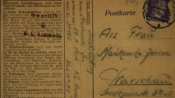 Kartka pocztowa z KL Auschwitz. Fot. IPN