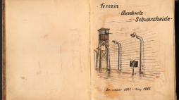 Muzeum Auschwitz pozyskało ilustrowany dziennik autorstwa ocalałego Alfreda Kantora. Fot. Auschwitz Memorial / Muzeum Auschwitz﻿