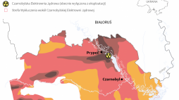 Czarnobylska strefa wykluczenia. Infografika PAP/Michał Czernek