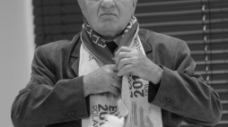 Stanisław Majorek podczas konferencji prasowej "100 dni do EHF EURO 2016" w Warszawie w 2015 r. Fot. PAP/Marcin Obara