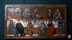 Zabytkowe ikony z muzeum w Jarosławiu. Fot. PAP/Darek Delmanowicz