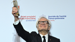 Aktor Andrzej Seweryn, który został uhonorowany Nagrodą im. Bronisława Geremka za wkład w umacnianie relacji polsko-francuskich, Gdańsk, 20.04.2026. r. Fot. PAP/Adam Warżawa