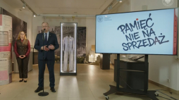 Wiceprezes IPN Karol Polejowski i dyrektorka archiwum IPN Marzena Kruk./Źródło: IPN