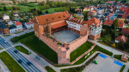 Zamek w Działdowie, w którym mieści się wystawa „Działdowo – miasto i ludzie dawnego pogranicza”. Fot. Muzeum Pogranicza w Działdowie