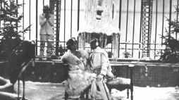 Polska, 1964-09-24. Scena z filmu "Upał" w reż. Kazimierza Kutza. Nz. Barbara Kraftówna (L) i Wiesław Michnikowski (P). Fot. PAP/PAP
