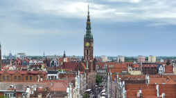 Gdańsk 19.07.2023 r. Panorama Gdańska z Wieży Więziennej. Fot. PAP/Jerzy Ochoński