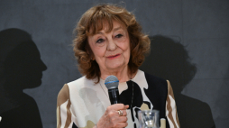 Poetka Ana Blandiana podczas konferencji prasowej poprzedzającej galę wręczenia Międzynarodowej Nagrody Literackiej im. Zbigniewa Herberta 2026 w stołecznym Pałacu Rzeczypospolitej. Organizatorem wydarzenia jest Biblioteka Narodowa oraz Fundacja im. Zbigniewa Herberta. Fot. PAP/Piotr Nowak