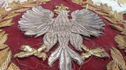 Sztandar cieszyńskiego 4. Pułku Strzelców Podhalańskich. Źródło: Muzeum 4 Pułku Strzelców Podhalańskich w Cieszynie/facebook