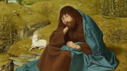 Gérard de Saint-Jean, "Święty Jan Chrzciciel na pustyni" (1480-1490). Źródło: Geertgen tot Sint Jans, Public domain, via Wikimedia Commons