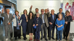 Ceremonia wręczenia Odznak Solidarności i Praw Człowieka dla Barbary Labudy, Jacka Petryckiego i Adama Wajraka w Europejskim Centrum Solidarności w Gdańsku. Fot. Grzegorz Mehring/ECS