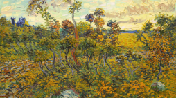 „Zachód słońca koło Montmajour” przez lata uchodził za falsyfikat, ale eksperci z Muzeum Vincenta van Gogha uznali go za autentyczne dzieło van Gogha. Fot. PAP/Avalon/Peter Barritt