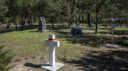 Polski cmentarz w Ostrówkach na Wołyniu. Fot. PAP/Wladyslav Musiienko