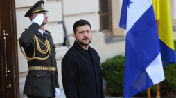 Prezydent Ukrainy Wołodymyr Zełenski. Fot. PAP/Victor Kovalchuk