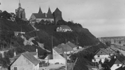 Panorama Płocka, okres międzywojenny. Fot. NAC