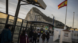 Przejęcie miedzy Hiszpanią a Gibraltarem. Fot. instagram