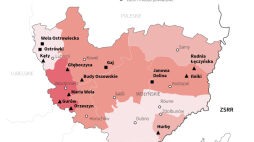 Zbrodnia wołyńska. Infografika PAP/Adam Ziemienowicz, Michał Czernek